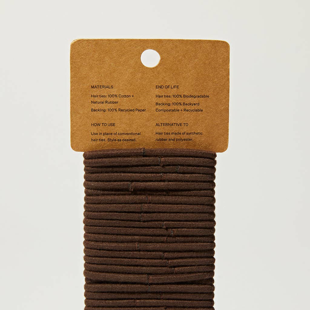 Package Free Biodegradable Hair Ties Pack