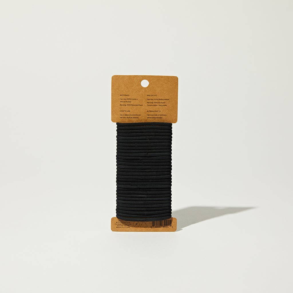 Package Free Biodegradable Hair Ties Pack